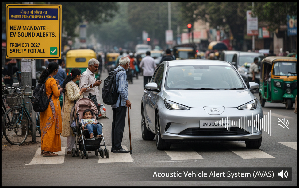 EVs Will Soon Be Heard: Govt Plans Sound Alert System from 2027