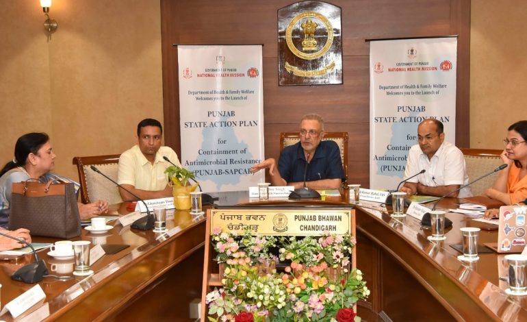 Punjab Launches Action Plan Against Antimicrobial Resistance (AMR)