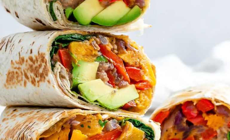 Roasted Butternut Squash Meets Black Beans in These Must-Try Vegan Burritos