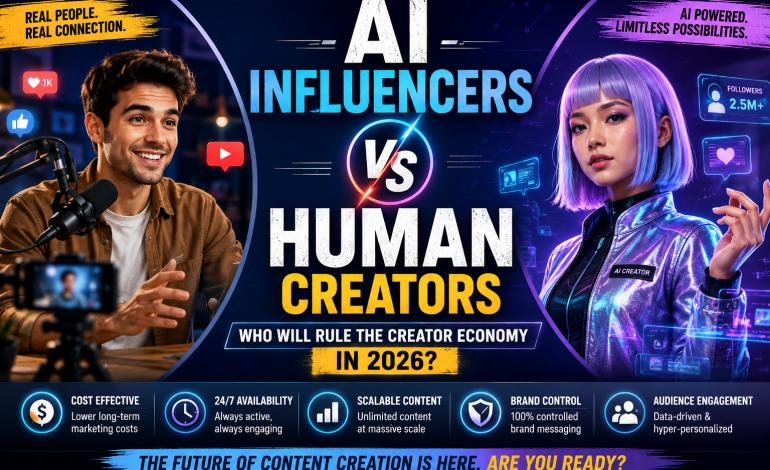 AI Influencers vs Human Creators: Is the Content Industry About to Change Forever in 2026?